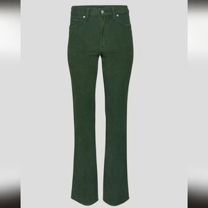 Aritzia Green Corduroy Ziggy Midrise Bootcut Pant Size 0